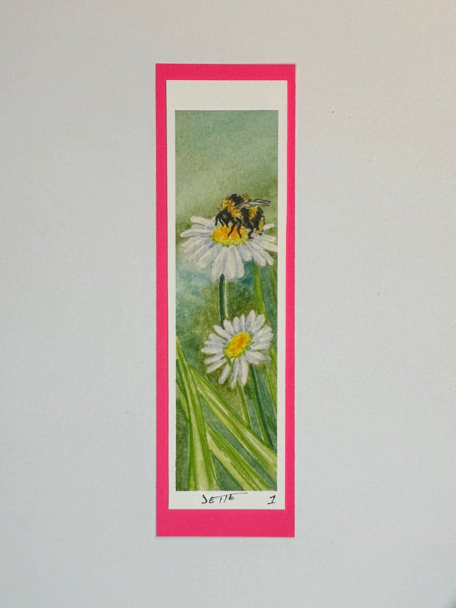 Limited- 1st Edition Watercolor Bookmark Print Collection 2024 - Small - Artist JETTE 