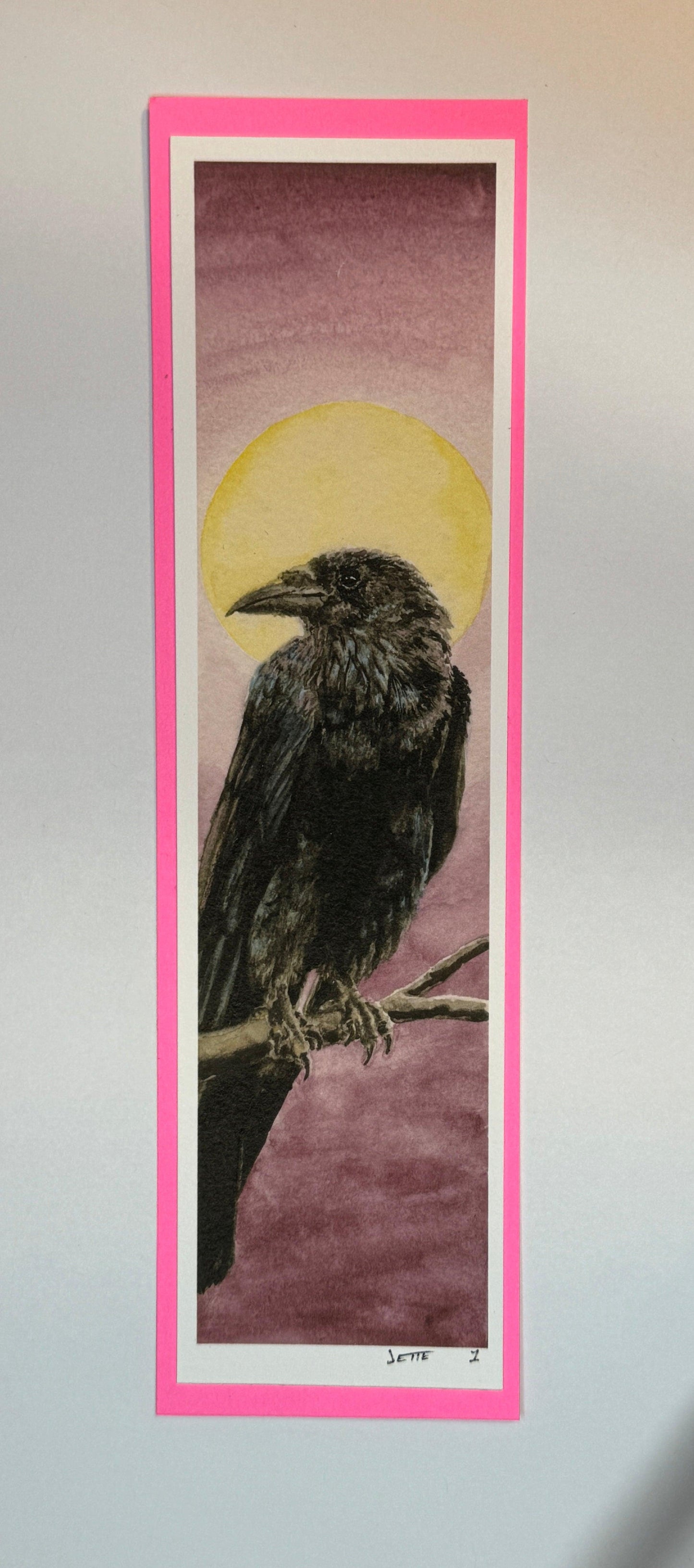 LG Bookmark "Raven's Reverie" - Artist JETTE