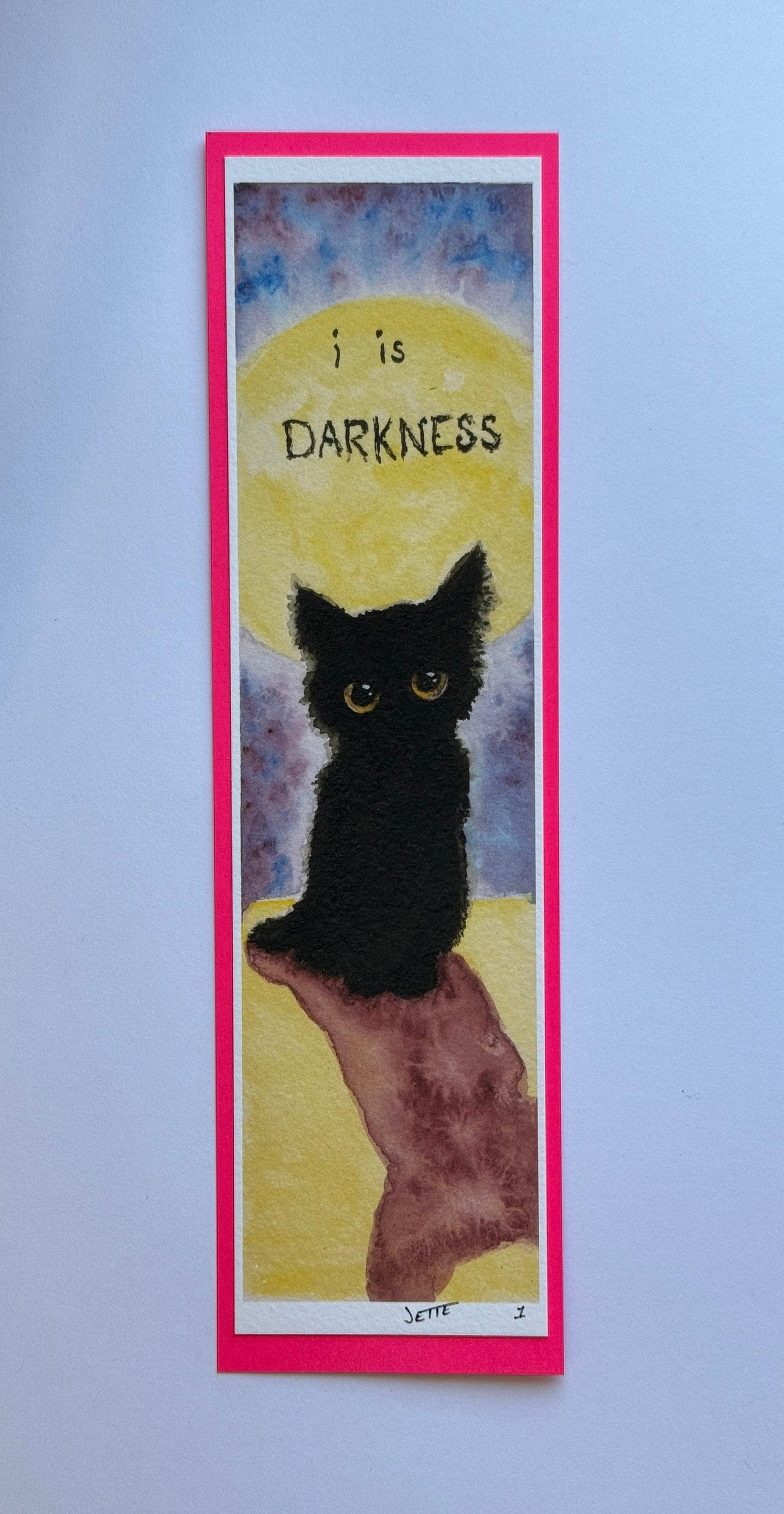 LG Bookmark "Darkness" - Artist JETTE