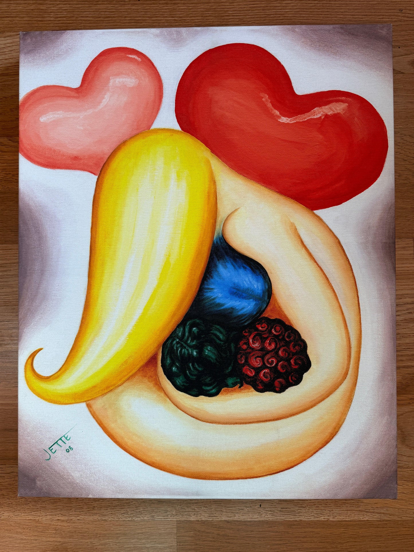 "Three Children" 16x20 Limited Edition Gallery Wrapped Print - Artist JETTE