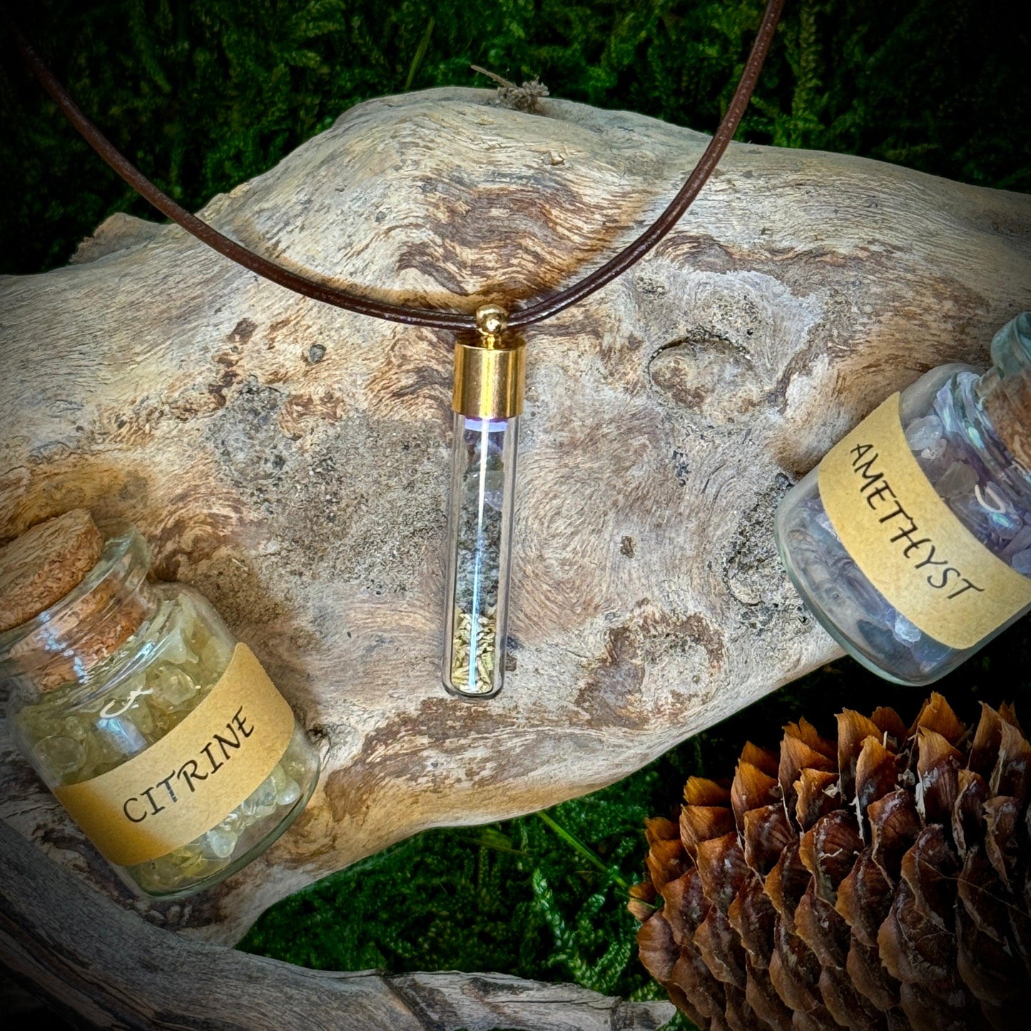 Spell Jar Pendants - WISDOM