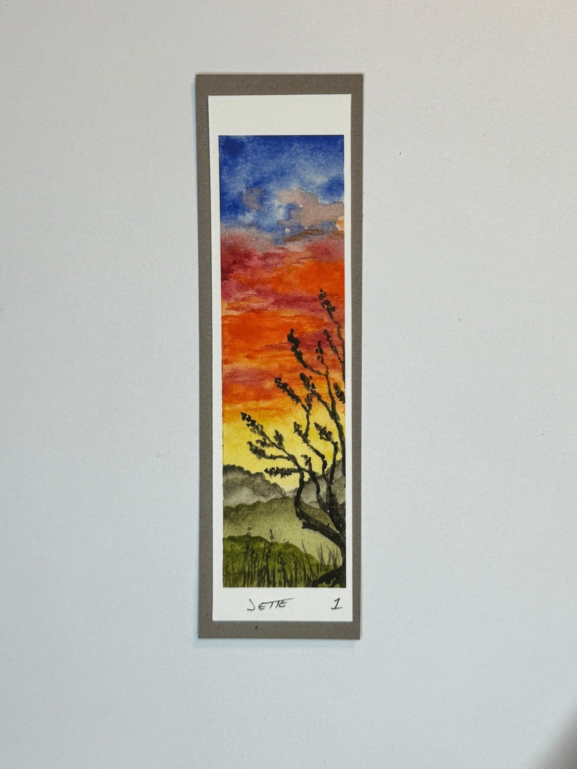 SM Bookmark "Sagebrush Sunset" - Artist JETTE 