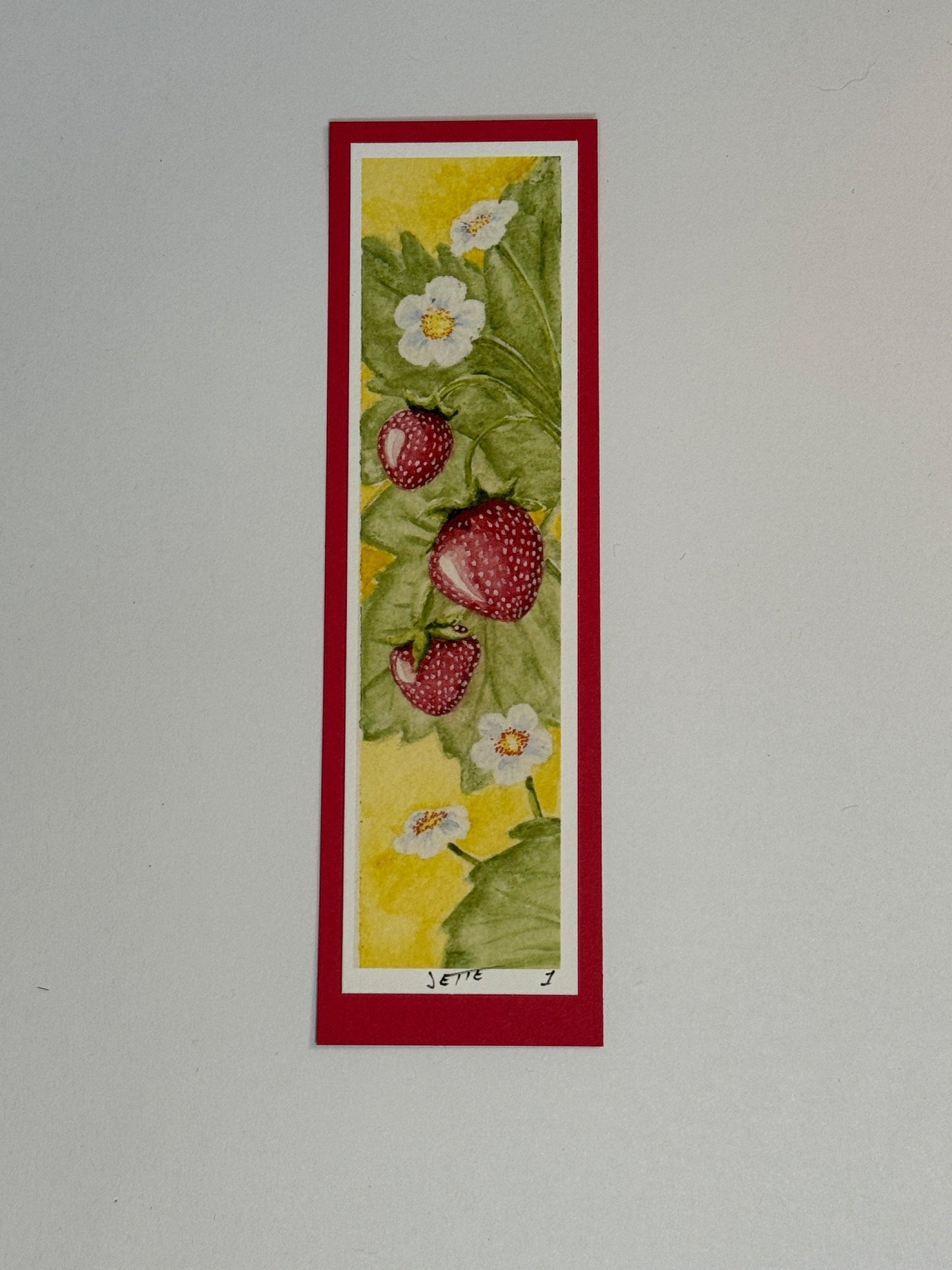 SM Bookmark "Ruby Reds" - Artist JETTE 