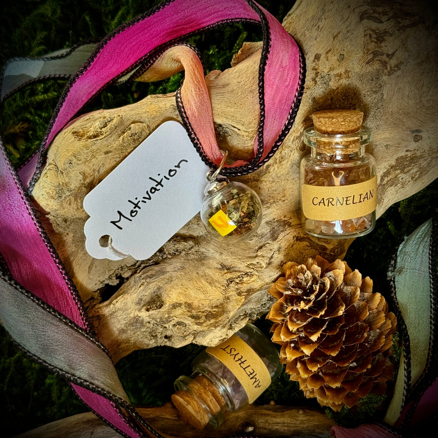 Spell Jar Pendants - MOTIVATION