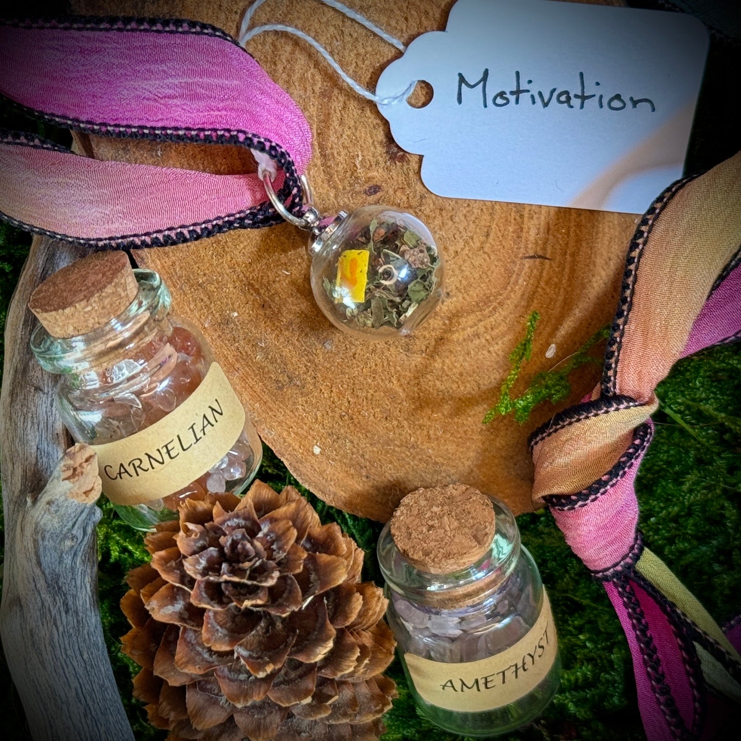 Spell Jar Pendants - MOTIVATION