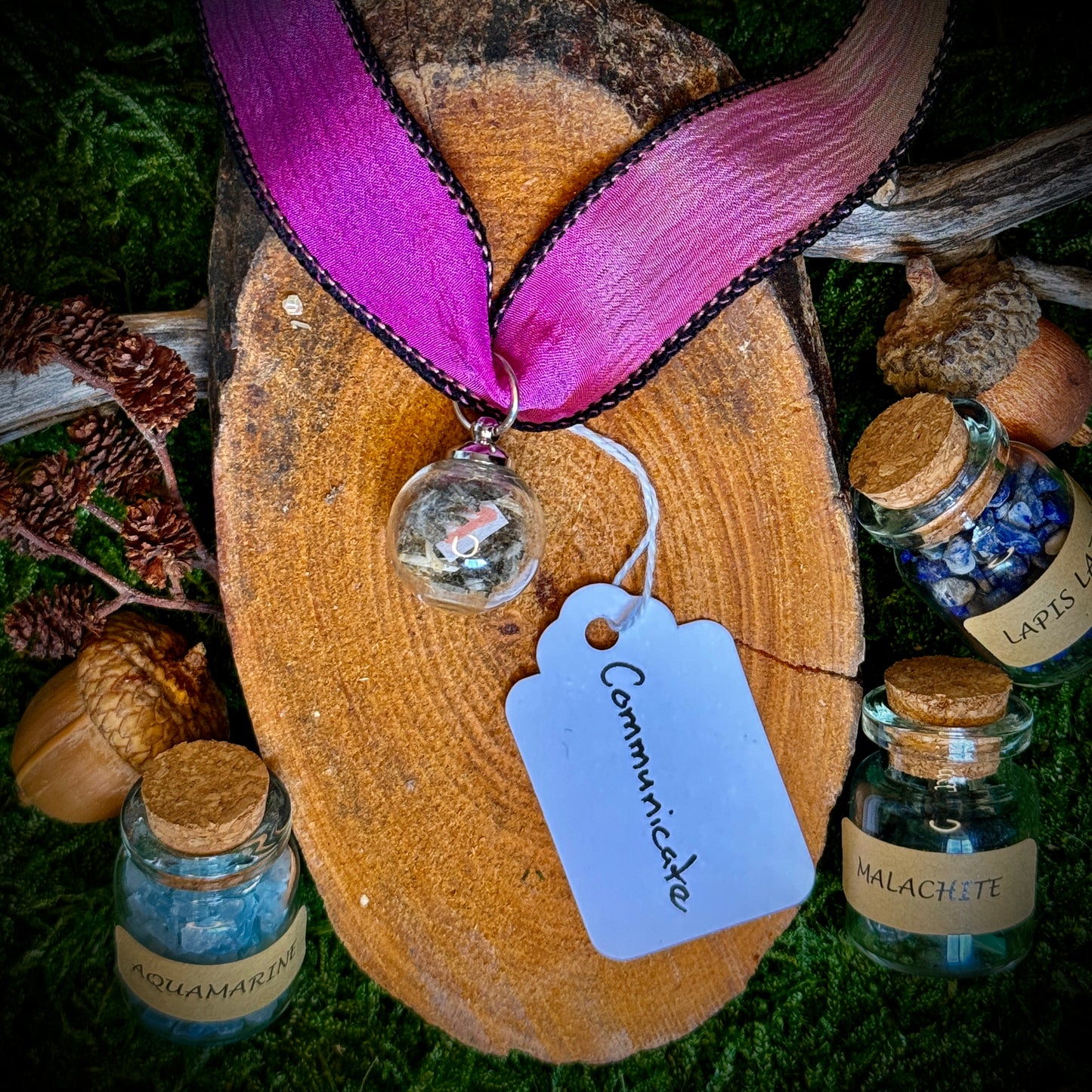 Spell Jar Pendants - COMMUNICATION