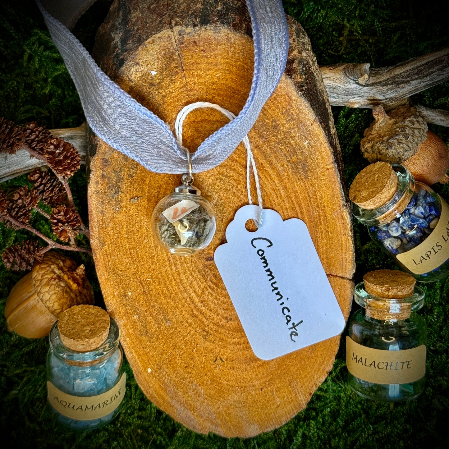 Spell Jar Pendants - COMMUNICATION