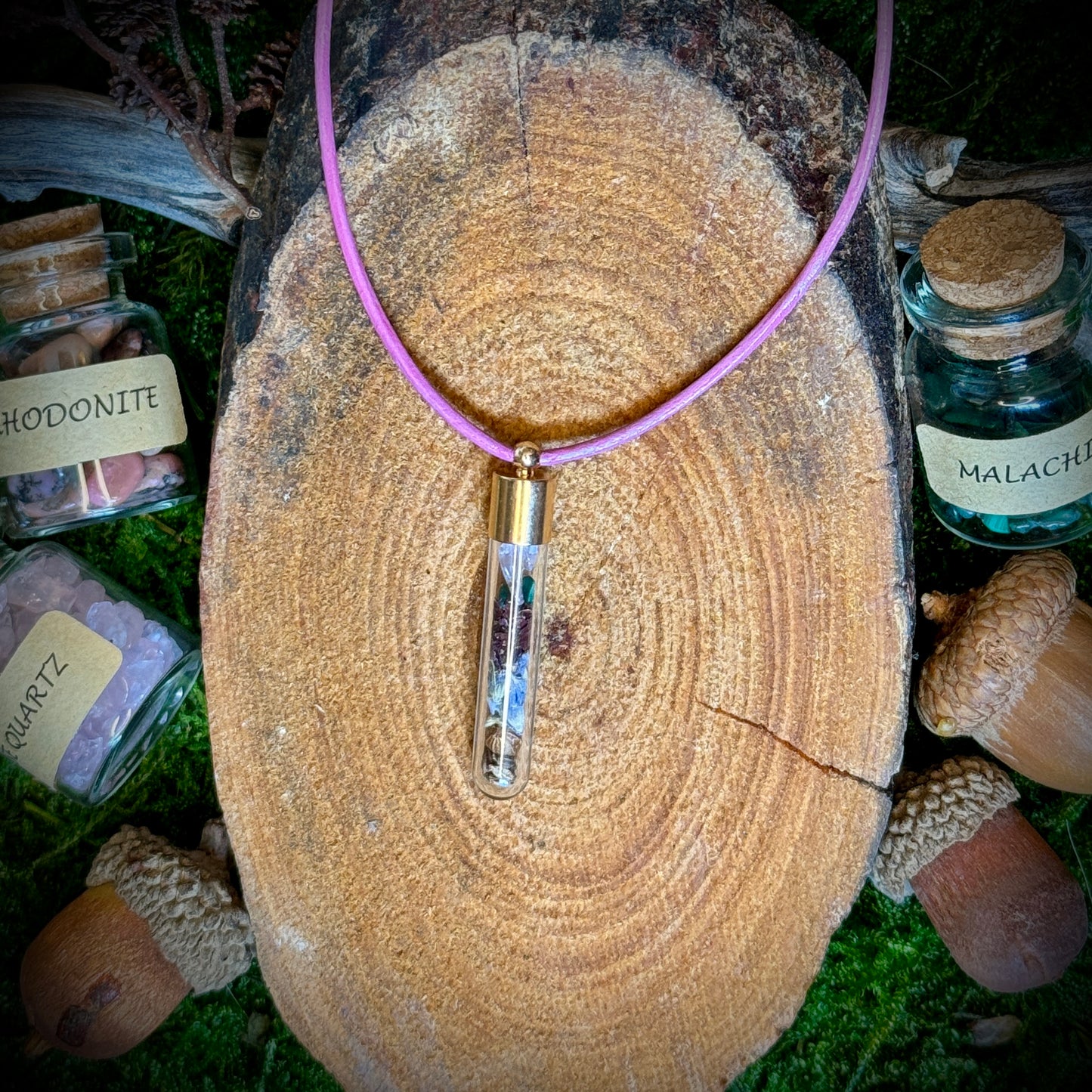 Spell Jar Pendants - LOVE/PASSION