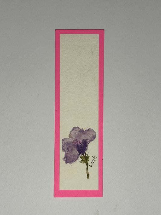 LEAH SM Bookmark "Solitude in Bloom"