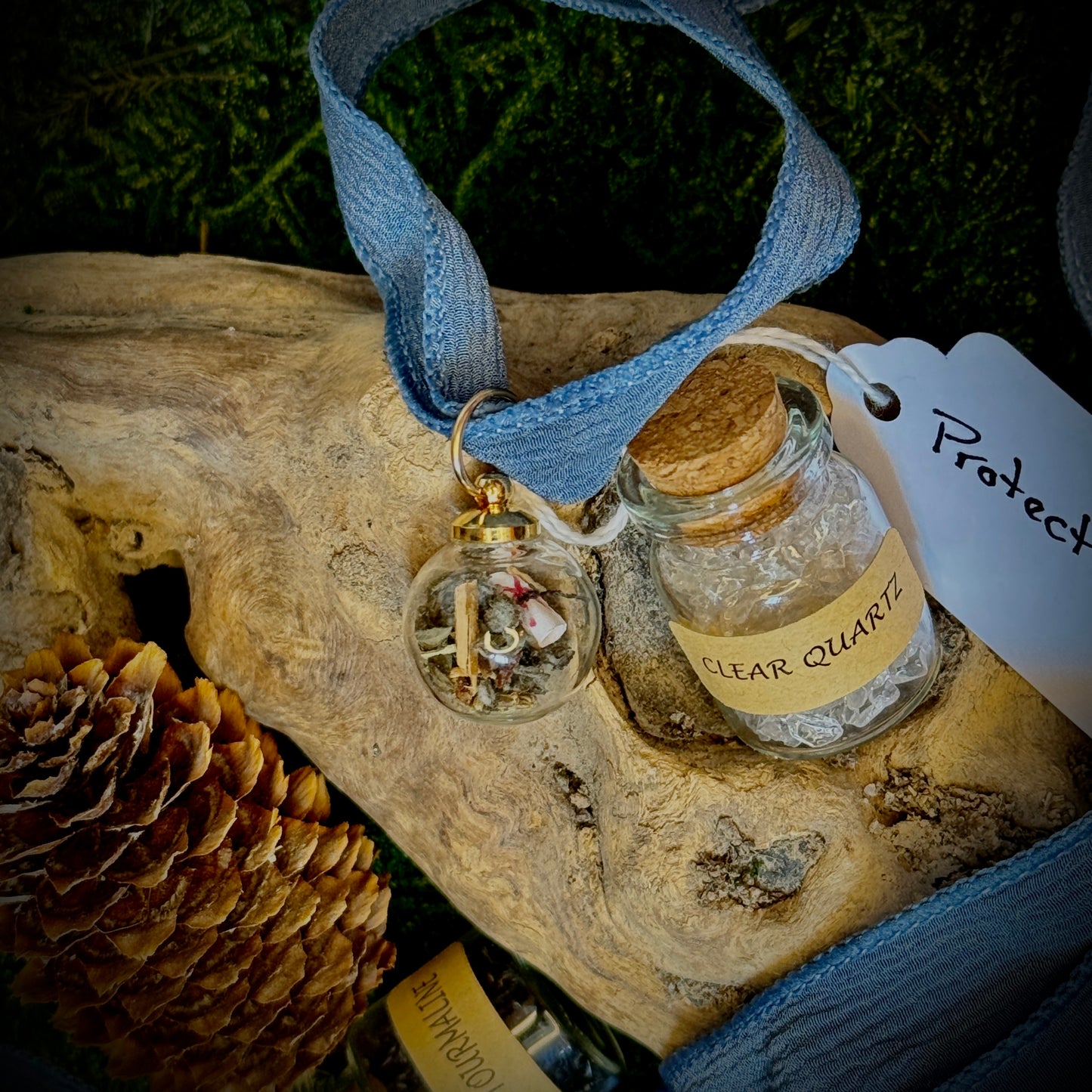 Spell Jar Pendants - PROTECTION